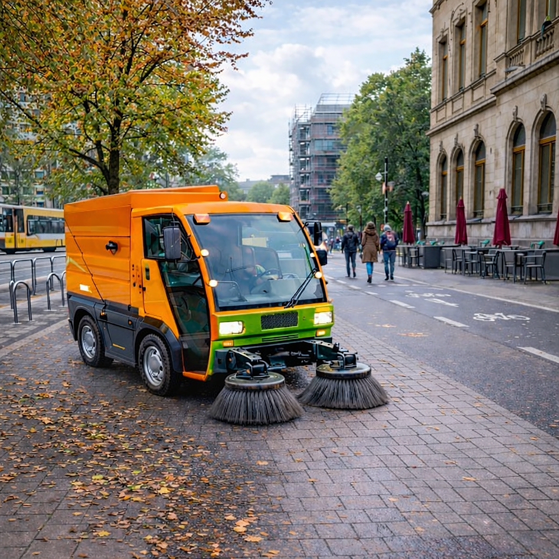 Straßenreinigung und Flächenpflege in Speyer - Saubere Verkehrs- und Außenflächen für Gewerbe, Industrie und Kommunen - Kehrdienst